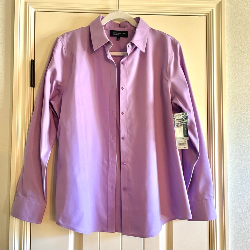 Jones New York Signature Lavender Blouse